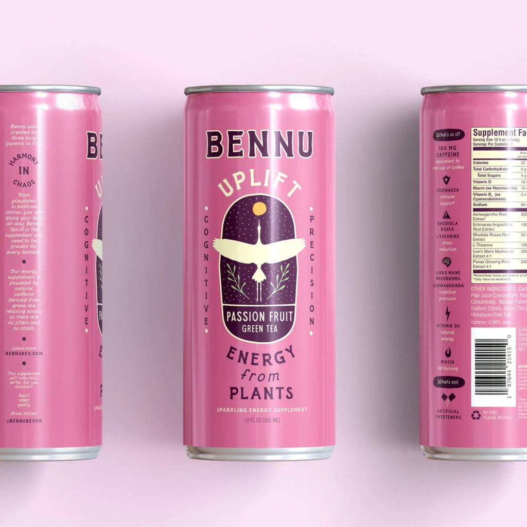 Bennu Bev Co. Passionfruit Green Tea Uplift