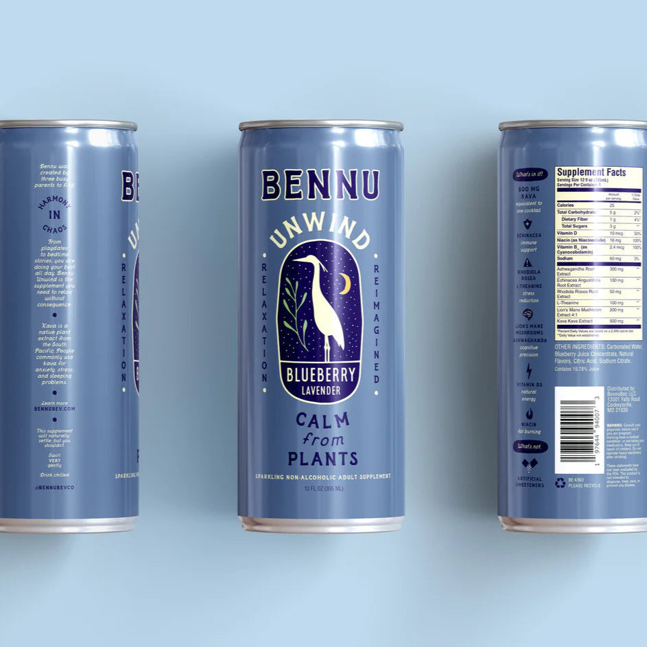 Bennu Bev Co. Blueberry Lavender Unwind