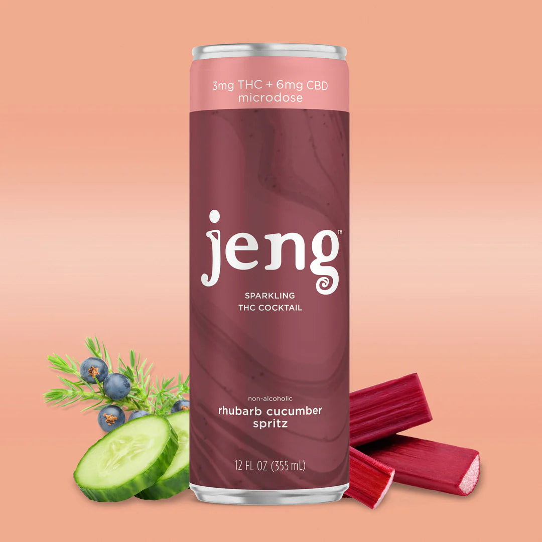 Jeng Rhubarb Cucumber Spritz