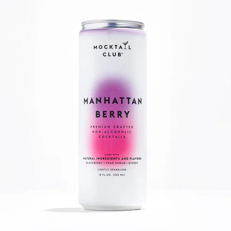 mocktail, manhattan berry, mocktail club