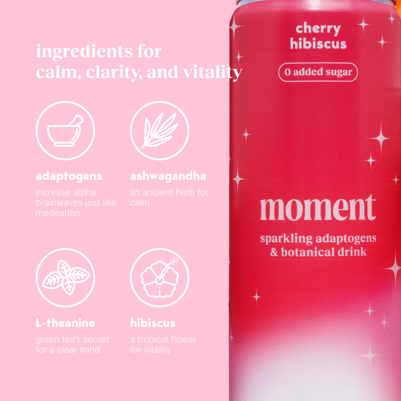 Moment Sparkling Cherry Hibiscus